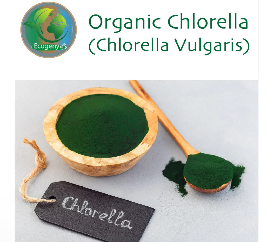 Chlorella Spirulina Tablets - Organic Superfood Supplement - 500 mg