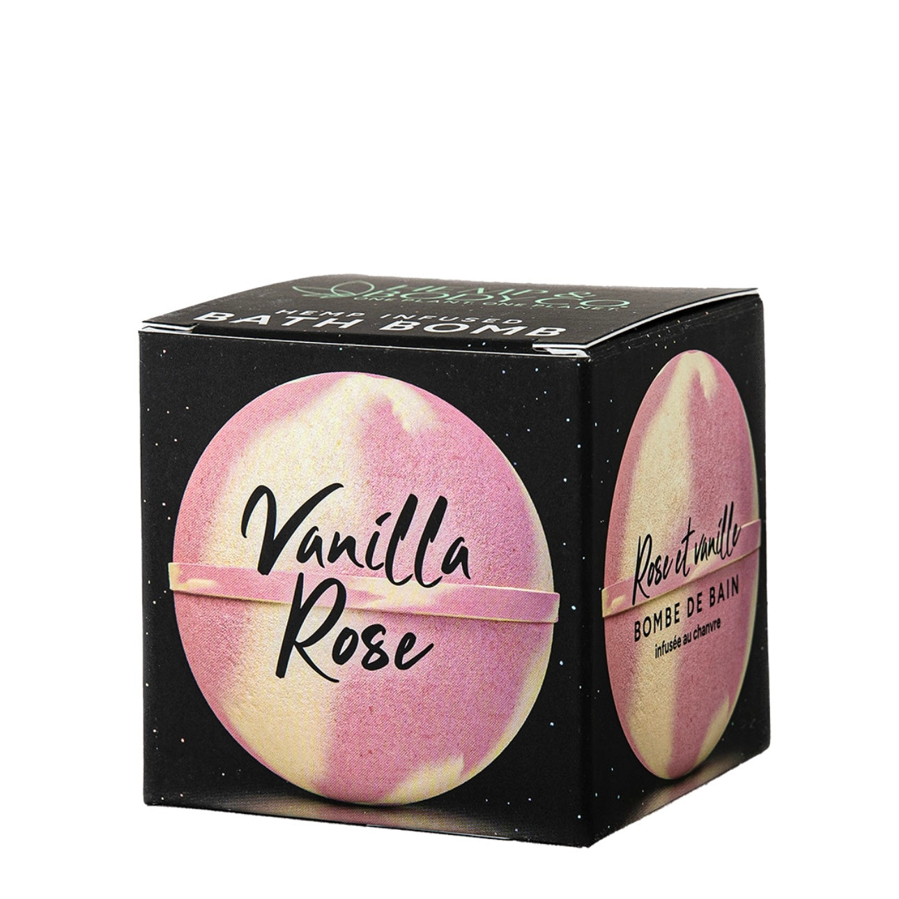 Hemp Infused Bath Bomb - Vanilla Rose