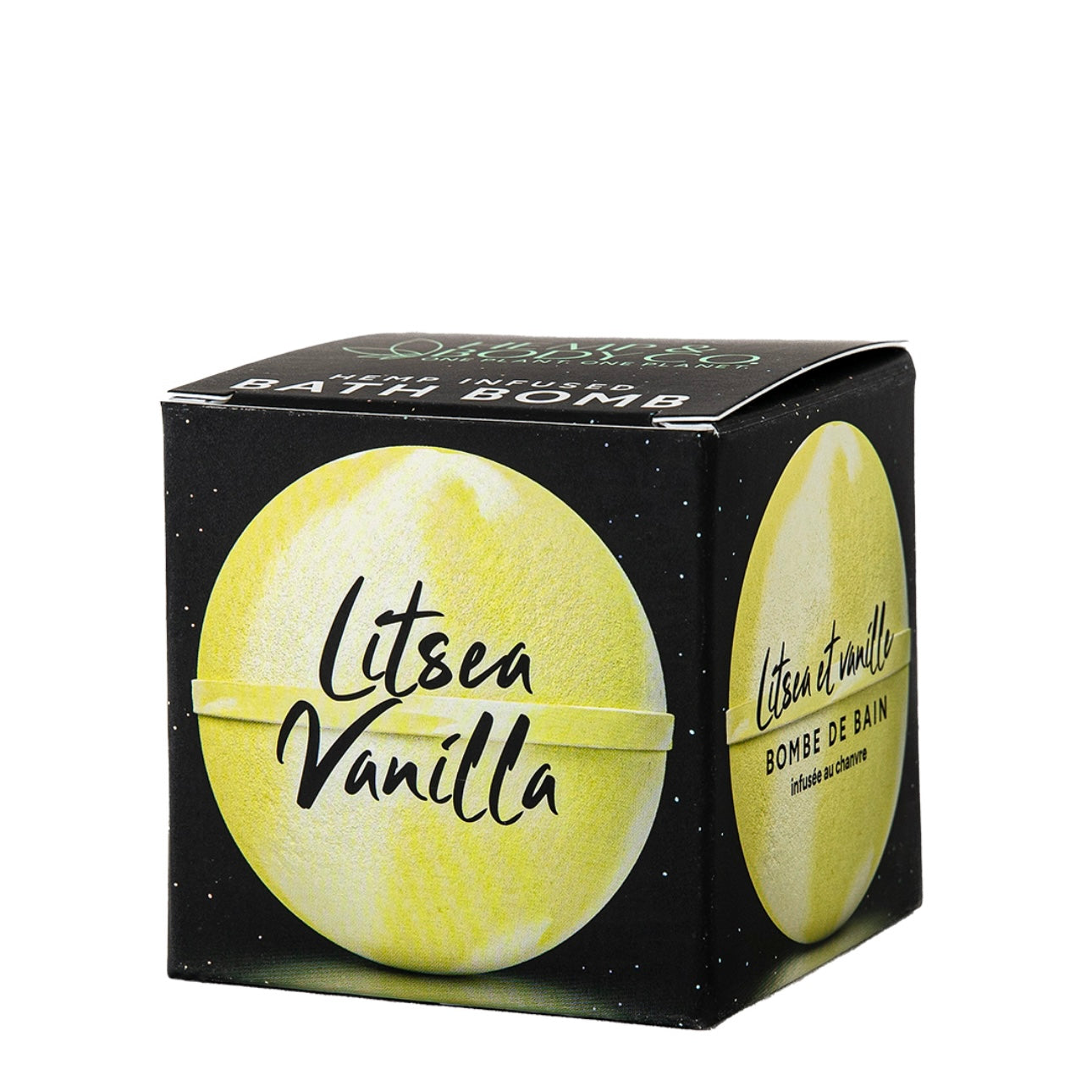 Hemp Infused Bath Bomb - Litsea Vanilla