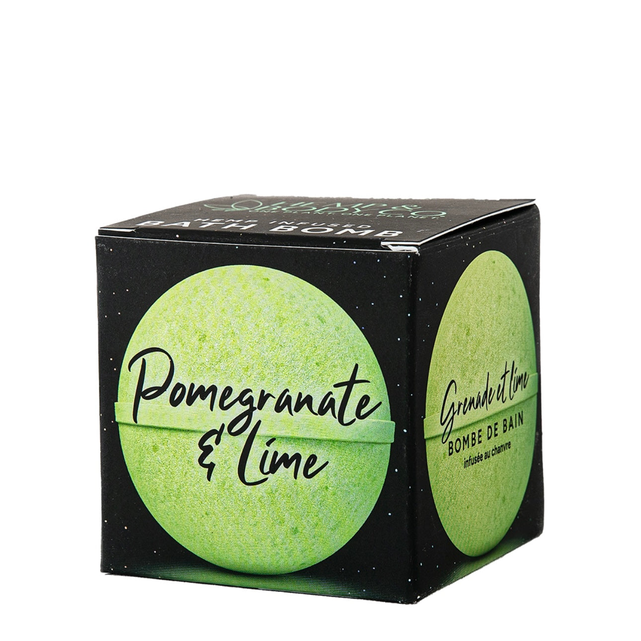 Hemp Infused Bath Bomb - Pomegranate Lime