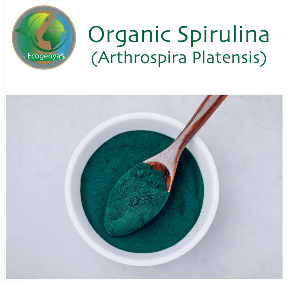Chlorella Spirulina Tablets - Organic Superfood Supplement - 500 mg