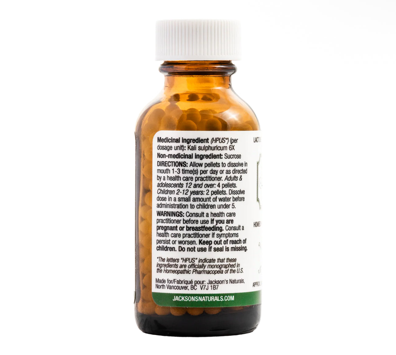 #7 Kali sulph 6X - Schuessler Cell Salt (Potassium sulfate)