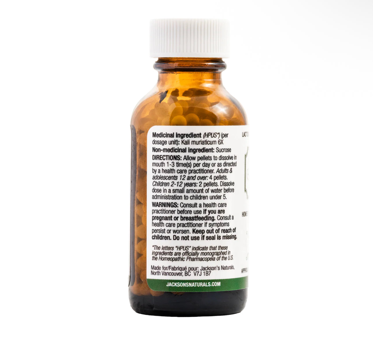 #5 Kali mur 6X - Schuessler Cell Salt (Potassium chloride)