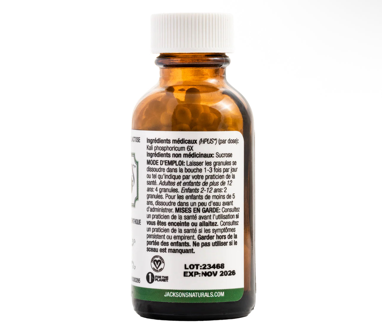 #6 Kali phos 6X - Schuessler Cell Salt (Potassium phosphate)