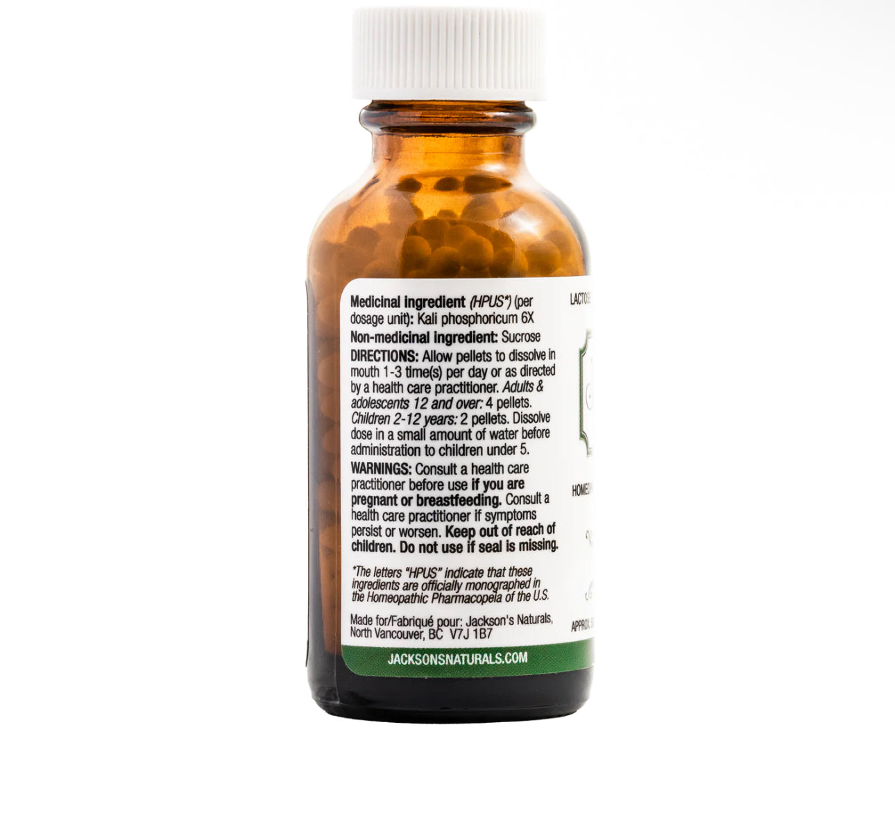 #6 Kali phos 6X - Schuessler Cell Salt (Potassium phosphate)