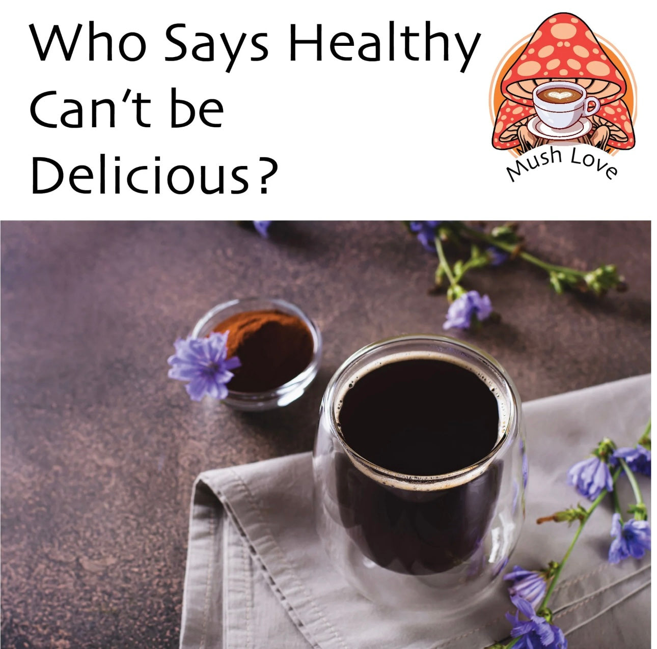Mushroom Coffee - Premium Instant Arabica Organic Coffee - 7 Mushroom Extract Blend