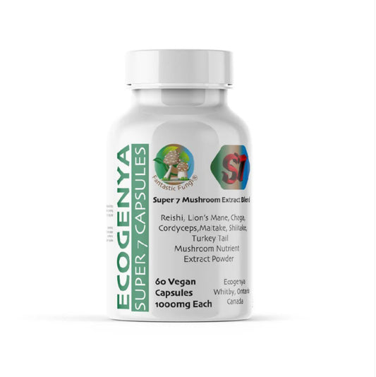 Organic Super Seven Mushroom blend extract Capsules