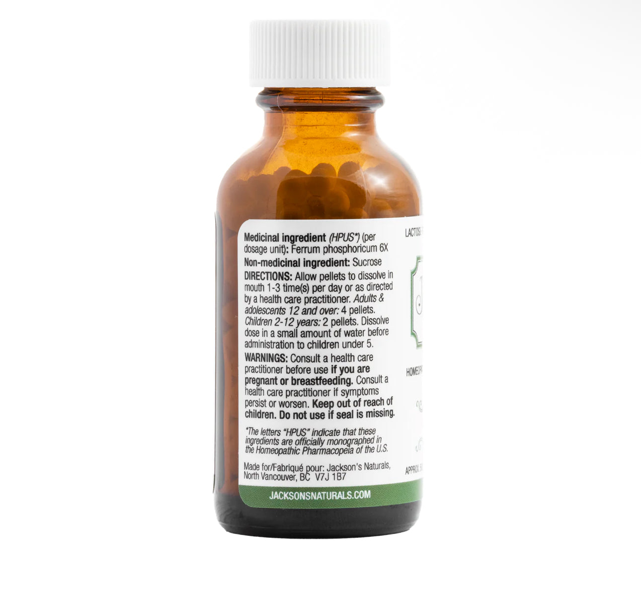 #4 Ferr phos 6X - Schuessler Cell Salt (Ferrum phosphate)