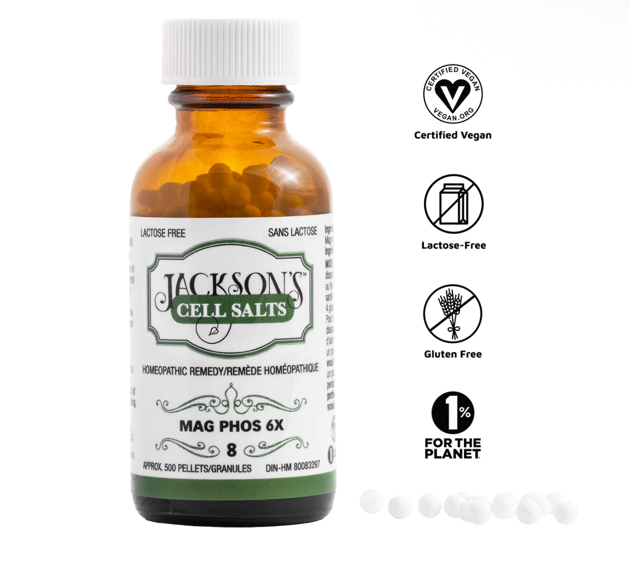 #8 Mag phos 6X - Schuessler Cell Salt (Magnesium phosphate)