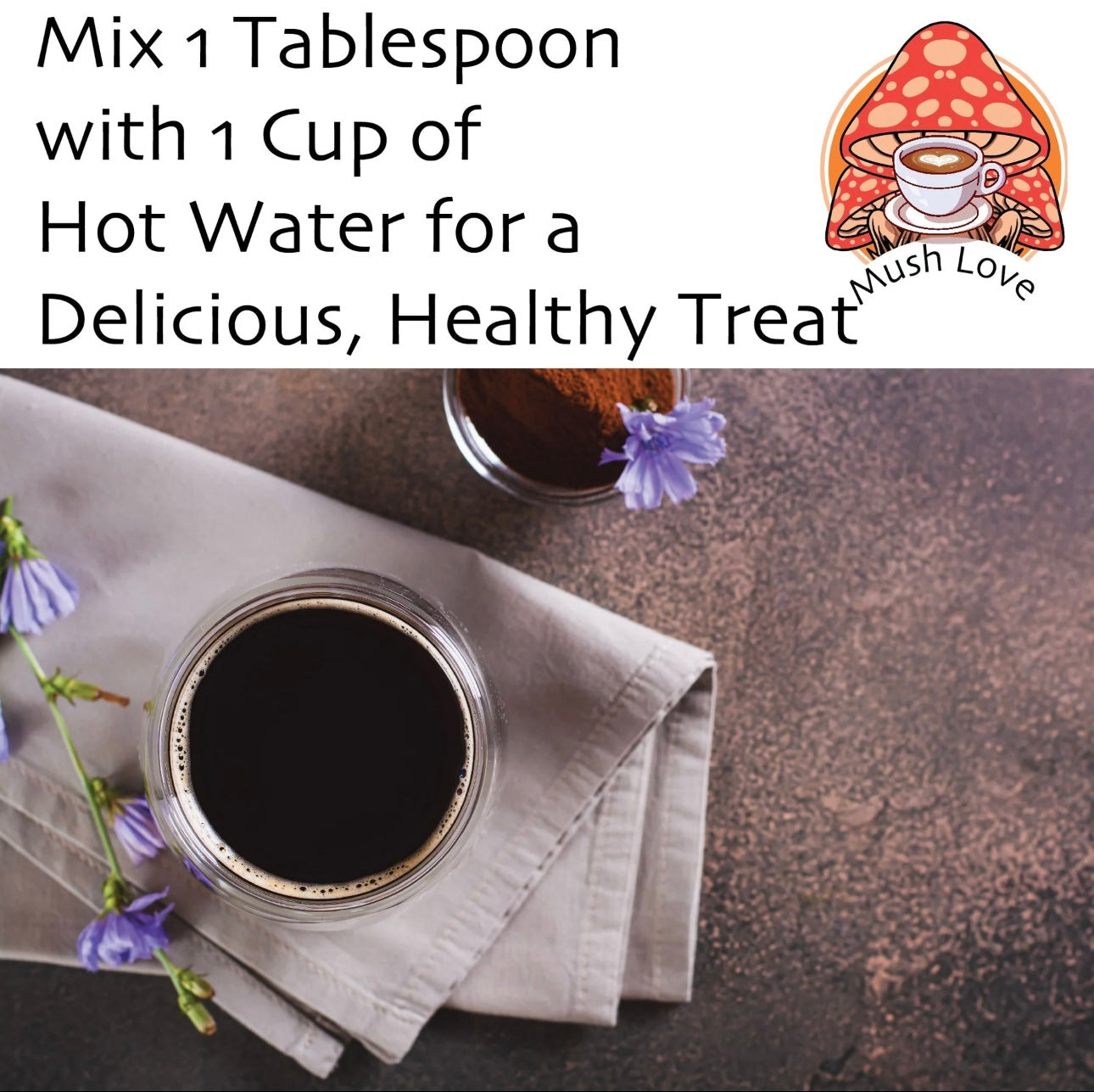 Mushroom Coffee - Premium Instant Arabica Organic Coffee - 7 Mushroom Extract Blend