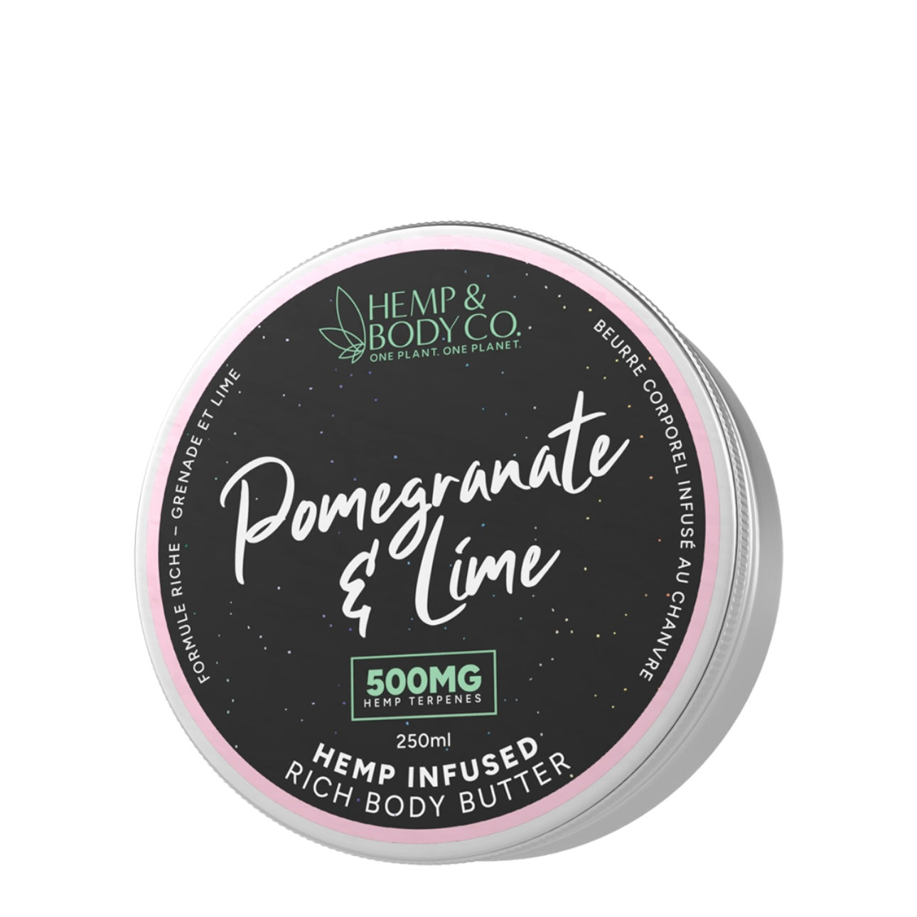 Hemp Infused Rich Body Butter - Pomegranate & Lime