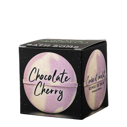Hemp Infused Bath Bomb - Chocolate Cherry