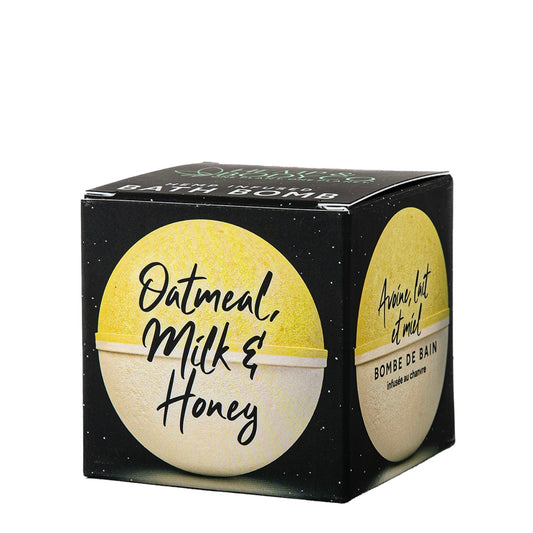 Hemp Infused Bath Bomb - Oatmeal Milk & Honey