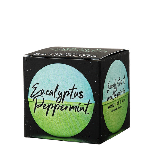 Hemp Infused Bath Bomb - Eucalyptus Peppermint