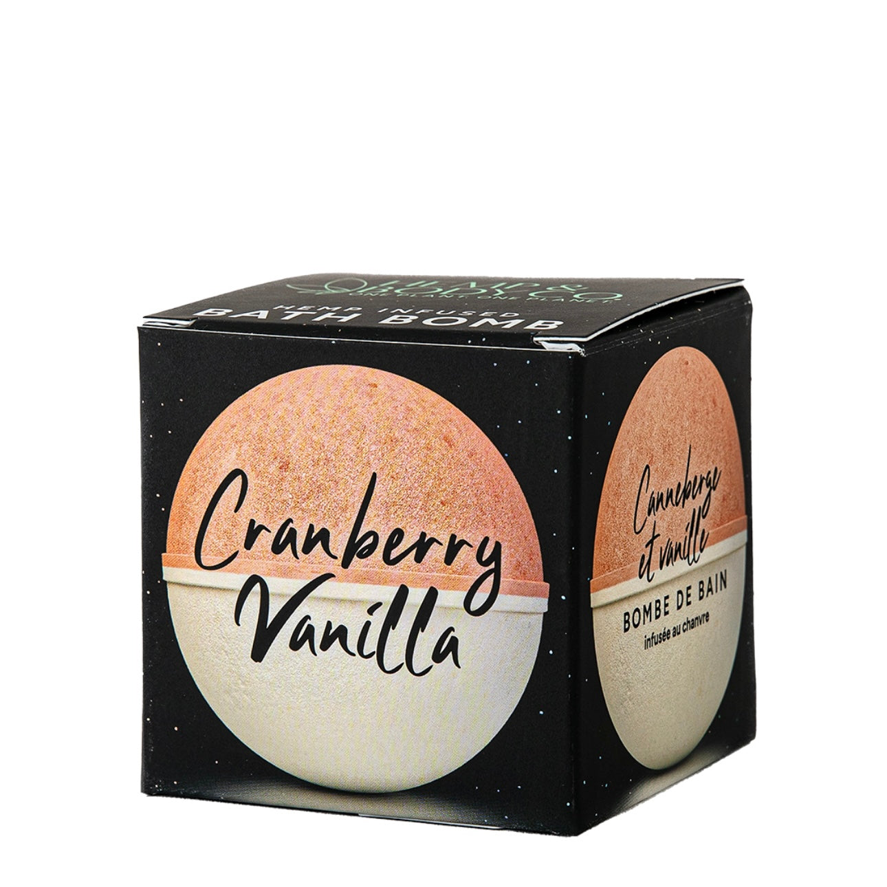 Hemp Infused Bath Bomb - Cranberry Vanilla
