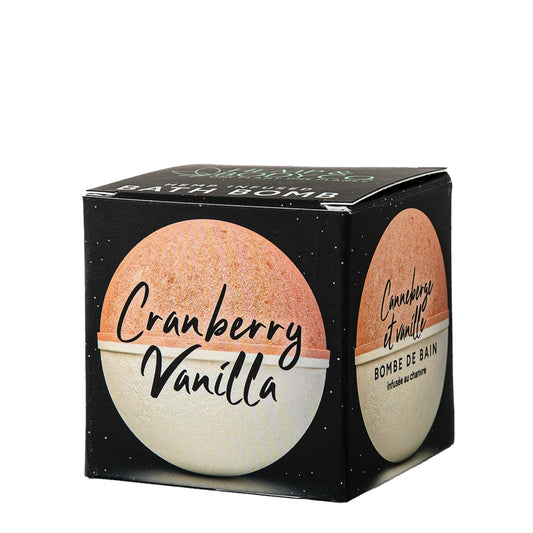 Hemp Infused Bath Bomb - Cranberry Vanilla
