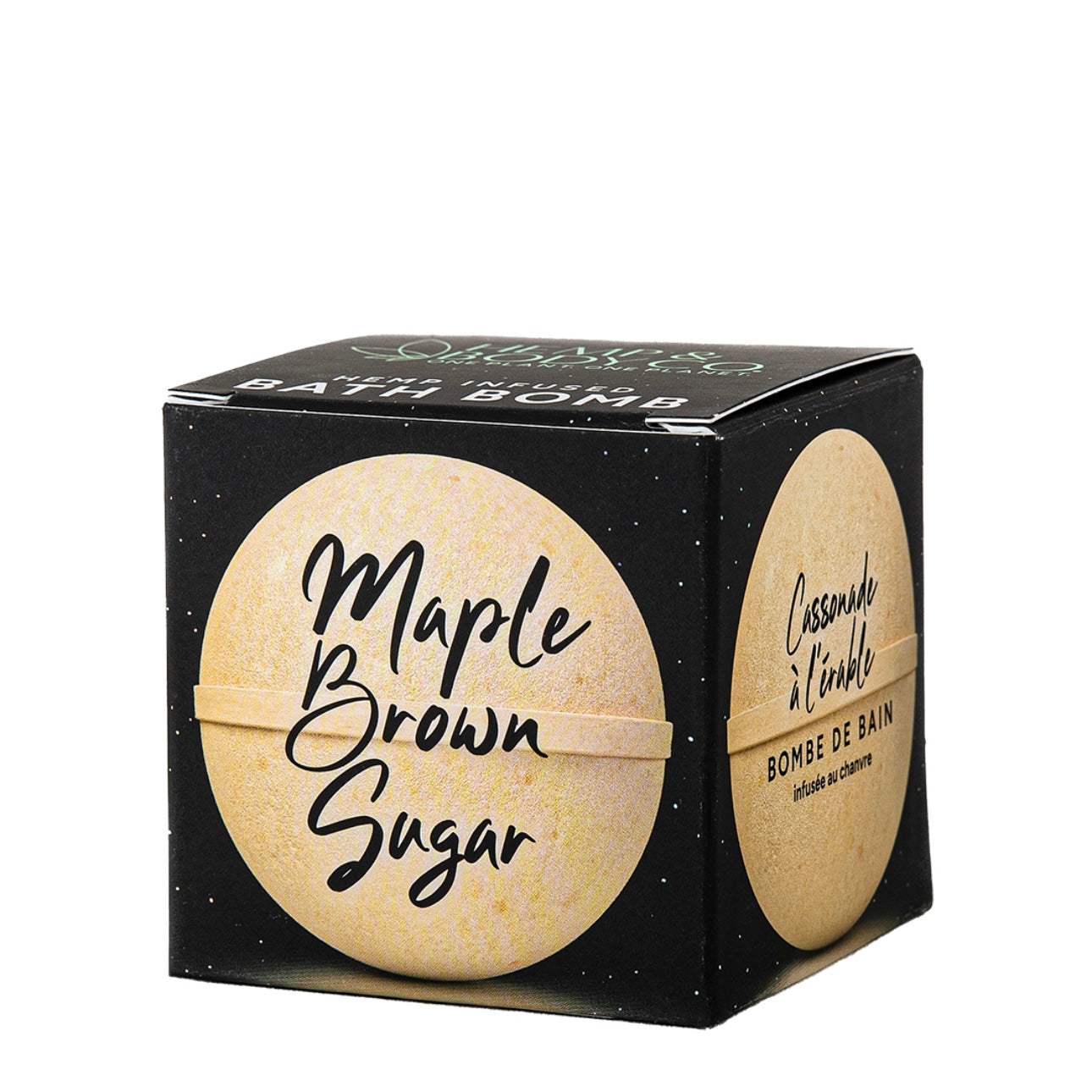 Hemp Infused Bath Bomb - Maple Brown Sugar