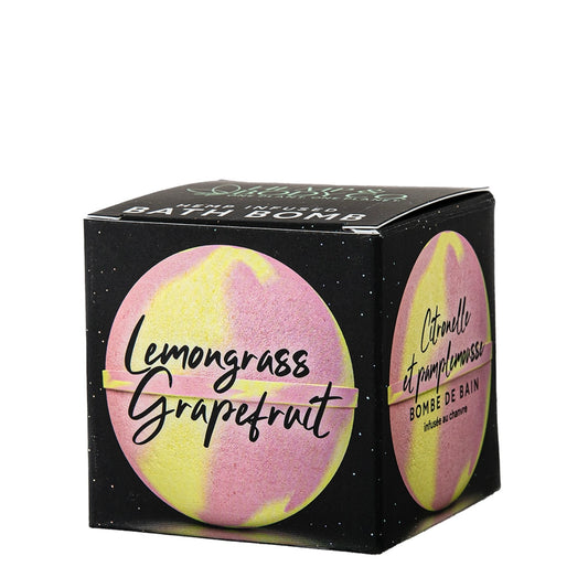 Hemp Infused Bath Bomb - Lemongrass Grapefruit