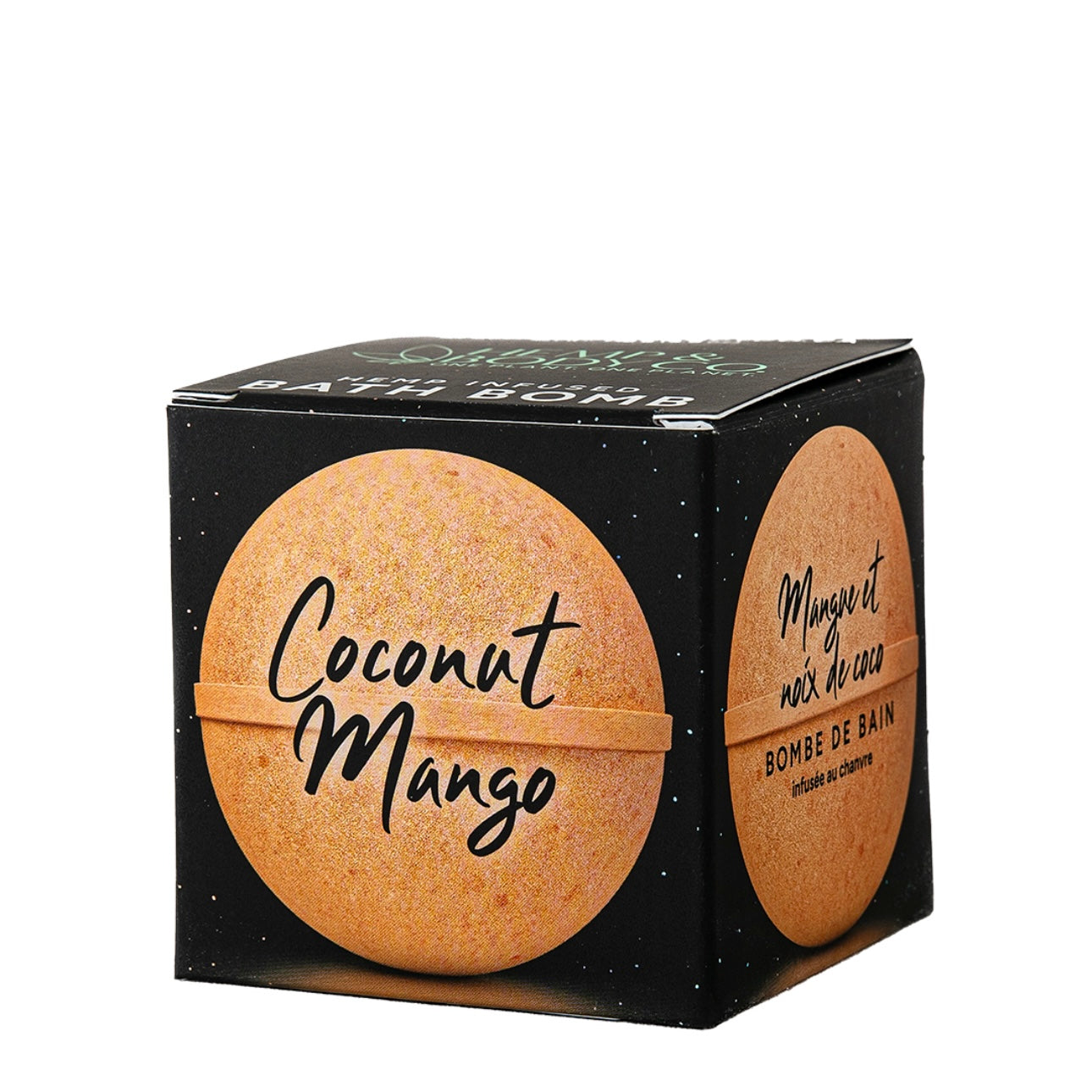 Hemp Infused Bath Bomb - Coconut Mango